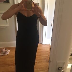 Long black Tahari dress
